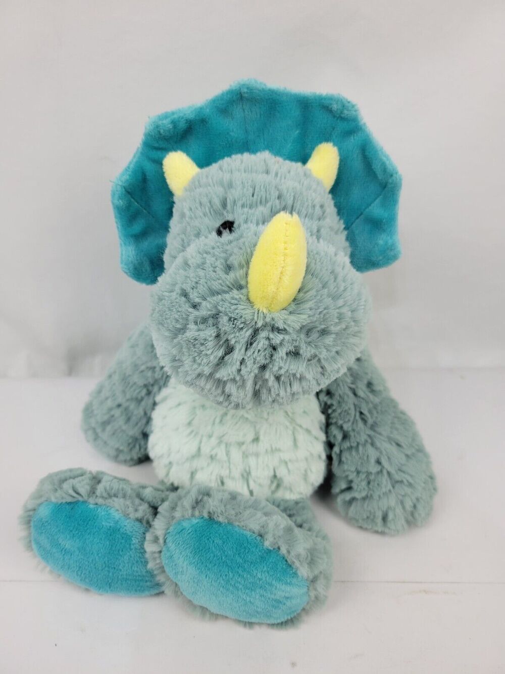 Drake the Mellow Fellows Plush Triceratops by Nat and Jules Stuffed Dinosaur